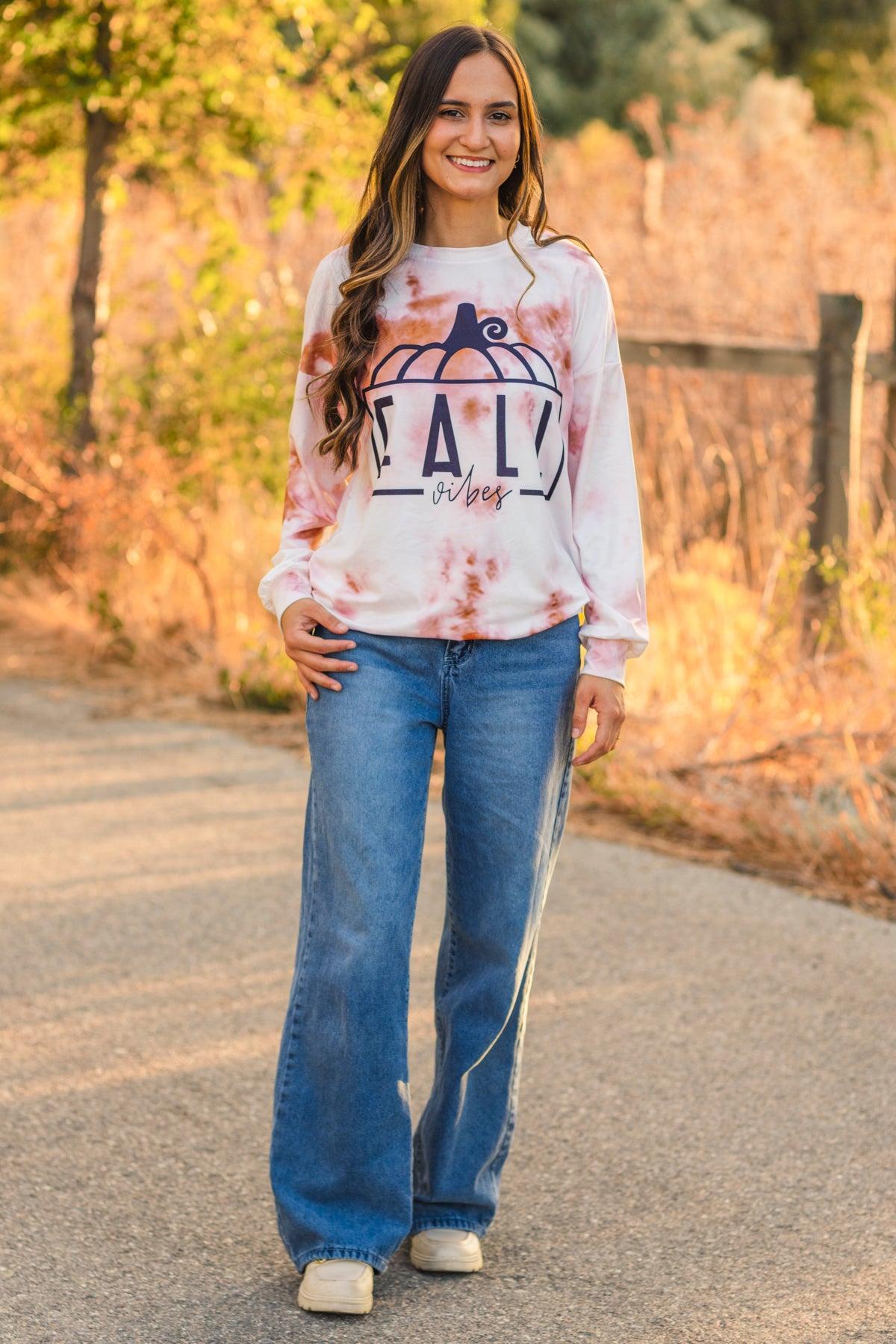 Mom & Me - "Fall Vibes" Tie Dye Top