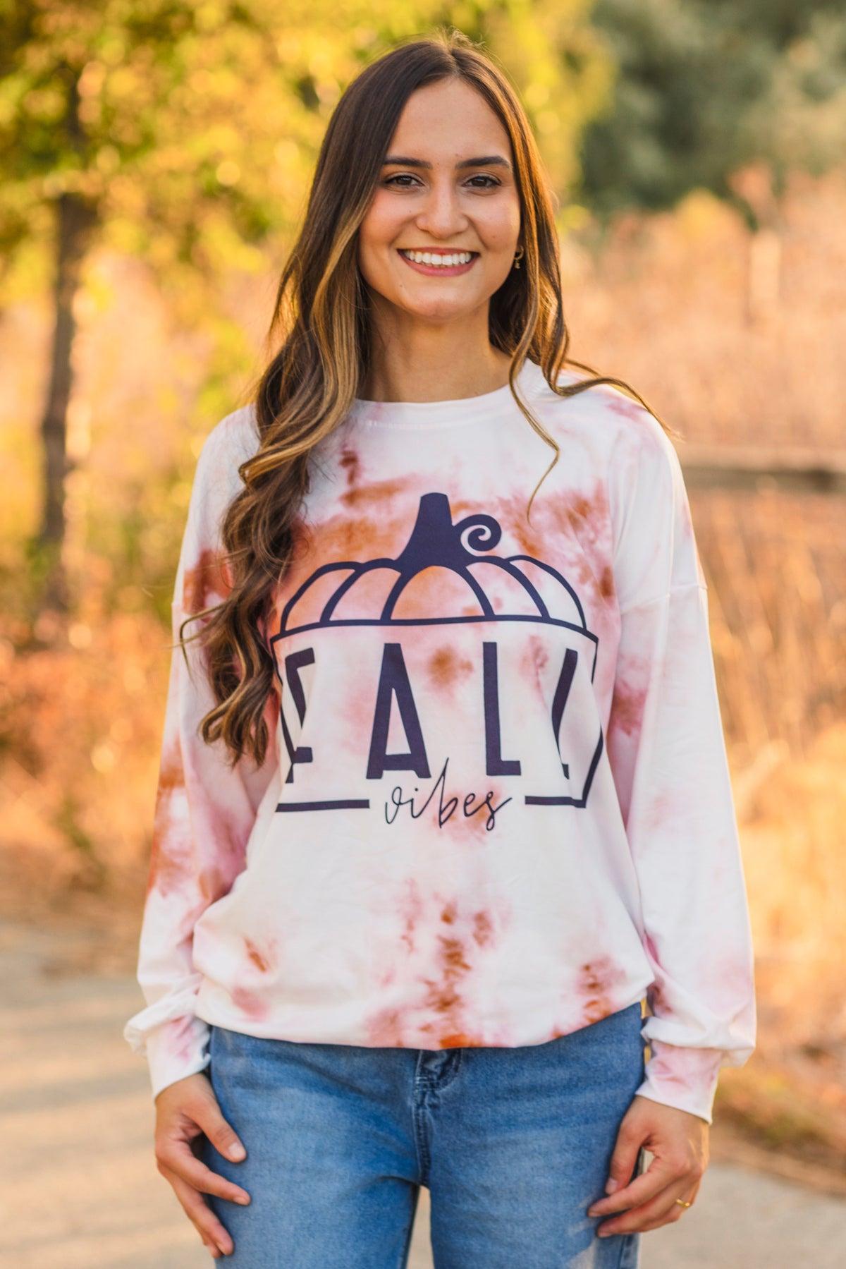 Mom & Me - "Fall Vibes" Tie Dye Top